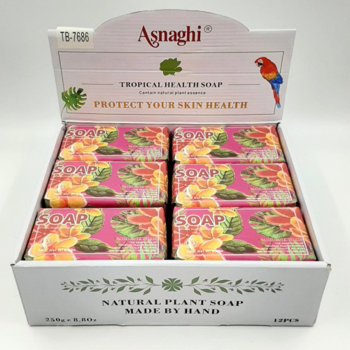 ASNAGHI  Мыло для лица и тела Tropical Soap Парфюмированное GARDENIA  250г  (А-026)  (ТВ-7686)