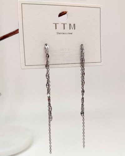 Серьги из стали