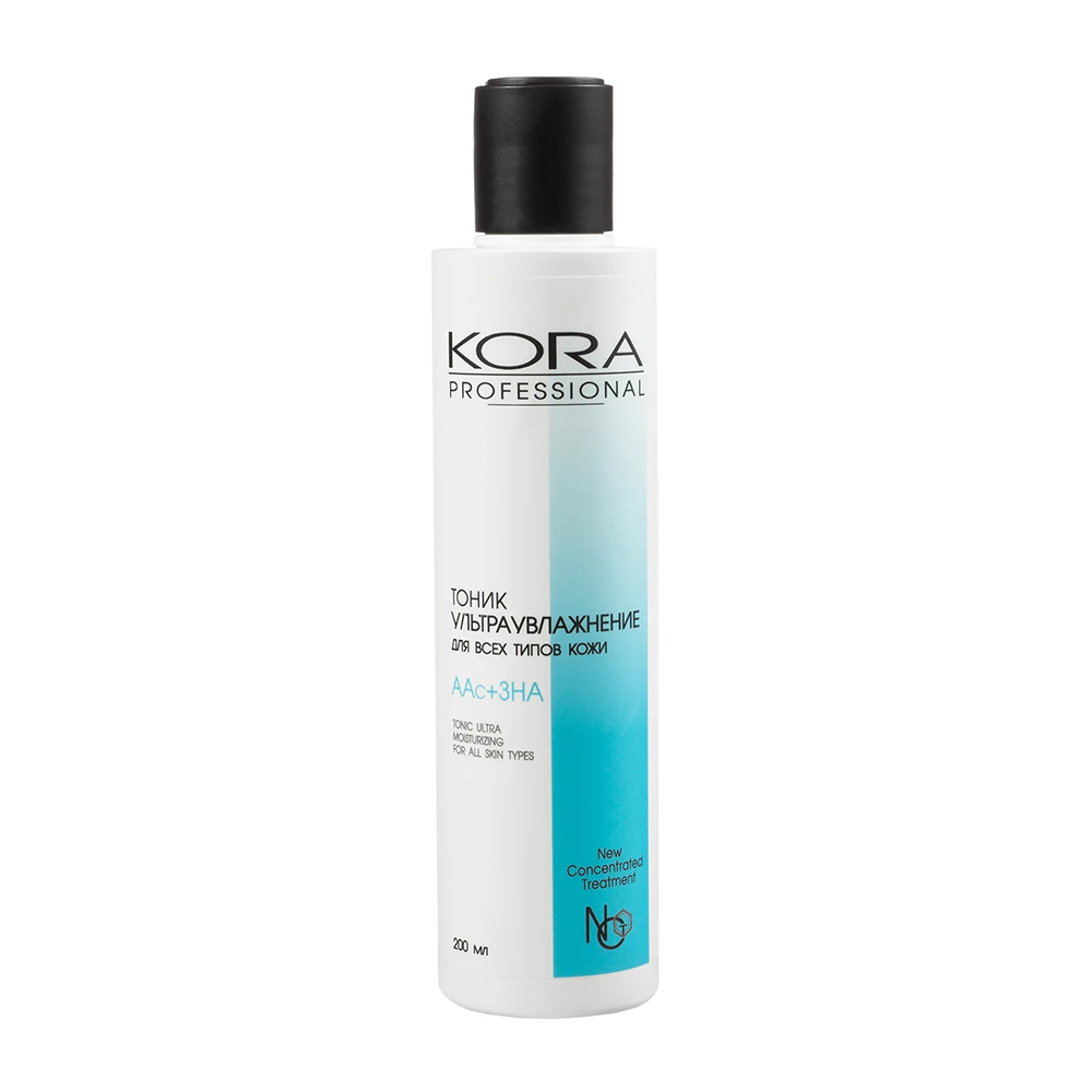 КОРА Тоник ультраувлажнение для всех типов кожи / KORA PROFESSIONAL 200 мл
