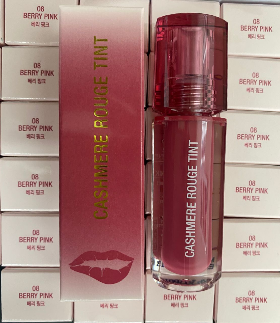 DR. CELLIO/ Тинт для губ CASHMERE ROUGE TINT 3,5 гр. #08 BERRY PINK (ягодно-розовый)