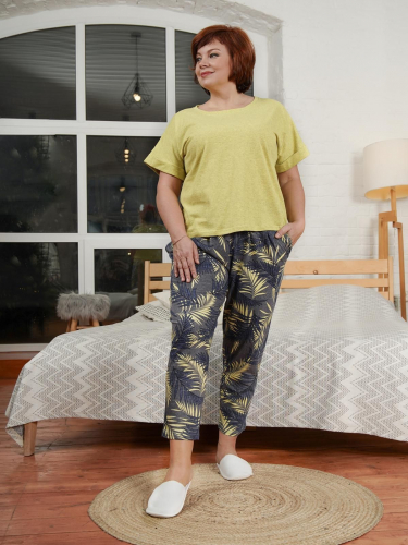Бернас - пижамы лайм