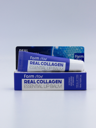 FARMSTAY - БАЛЬЗАМ ДЛЯ ГУБ С КОЛЛАГЕНОМ REAL COLLAGEN ESSENTIAL LIP BALM, 10 ML