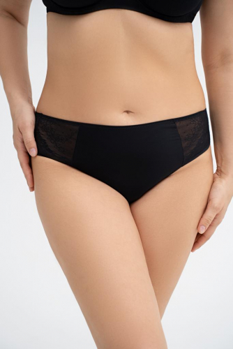 400489  DS1182 Трусы женские классика BLACK