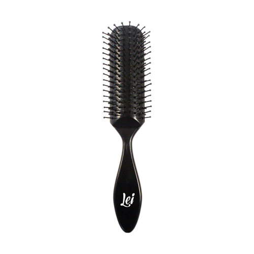 [LEI] Расчёска для волос пластиковая МАССАЖНАЯ серия 020 чёрная, 1 шт