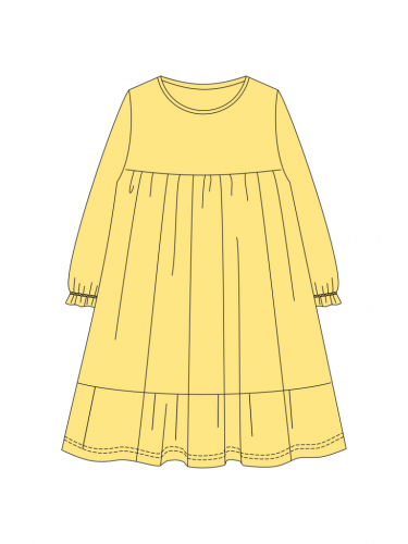 ПЛ-743/1 Платье Карина-1 Жёлтый