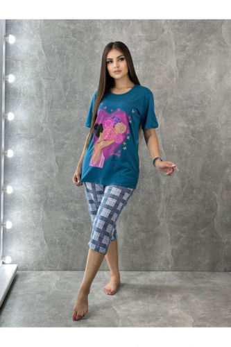 Фут.с бриджами 2011-24 девушка с цветами
