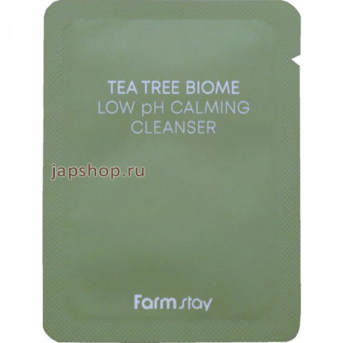 FarmStay Успокаивающая очищающая пенка с нейтральной pH для чувствительной кожи, саше, 2 мл (8809783324493)