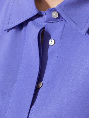 Блузка из премиальной вискозы и лиоцелла D29.232 ярко-голубой