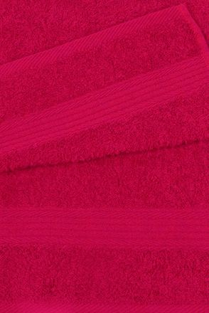 Полотенце махровое 70х140 бордюр №120 -пл. 375 гр/м2- (рубиново-красный, 205)