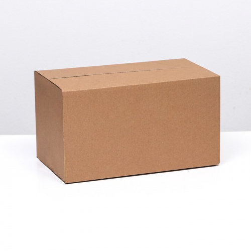 Коробка складная, бурая, 36 х 20 х 20 см