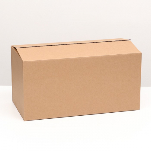 Коробка складная, бурая, 60 х 30 х 30 см