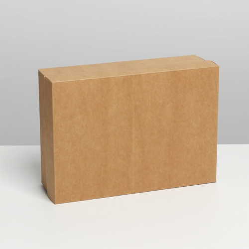 Коробка складная крафтовая 21 х 15 х 7 см