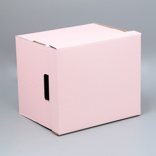 Складная коробка «Розовая», 37.5 х 32 х 29.3 см