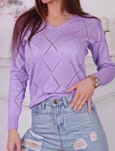 Женская кофта фиолетовая