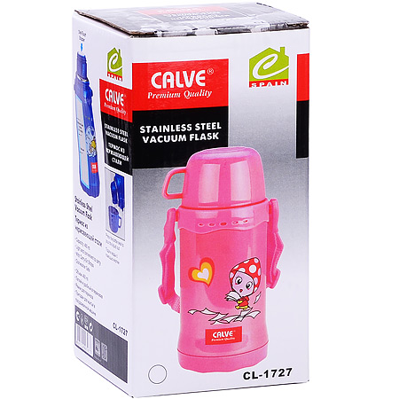 CL-1727PK Термос детский Calve н/с 0.4л Розовый(х20)
