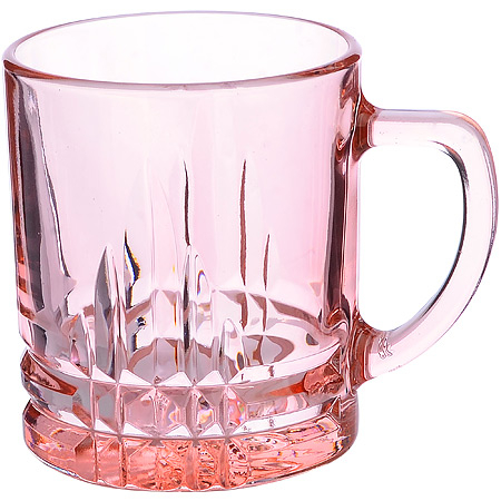 128-Н7-4 Кружка для чая 300мл Розовый (х18)