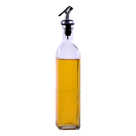 31014 Бутылка для масла 500мл стекло/нерж/ст/пластик LR (х24)