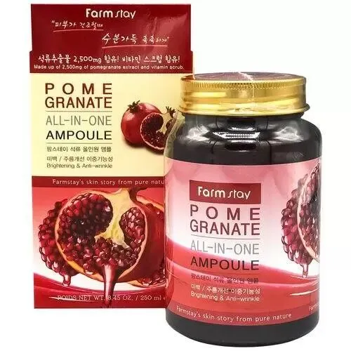Многофункциональная ампульная сыворотка с экстрактом граната, 250мл, FarmStay