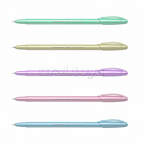 Ручка шариковая Stick Pastel 0.7, Super Glide Technology, цвет чернил синий (в тубусе по 60 шт.)