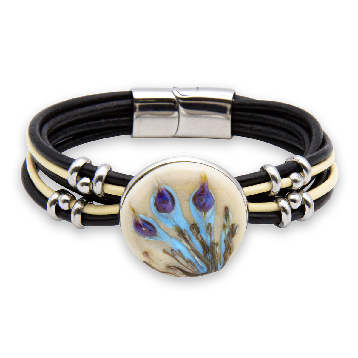 Браслет из муранского стекла MELODY FLOWERS R3523
