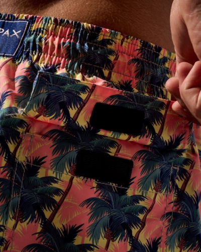Пляжные шорты:муж. МОДЕЛЬ 1 Palm retro