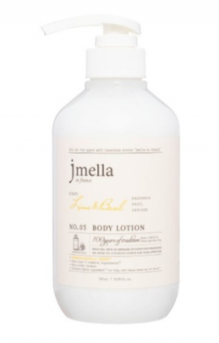 JMELLA IN FRANCE LIME&BASIL BODY LOTION Парфюмированный лосьон для тела лайм и базилик 500 мл