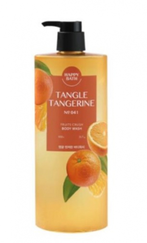 HAPPY BATH FRUIT CRUSH BODY WASH TANGLE TANGERINE Гель для душа с ароматом мандарина 900 мл.