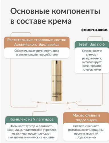 MEDI-PEEL CELL TOXING DERMAJOURS REPAIR EYE CREAM Укрепляющий крем для век со стволовыми клетками 30 мл.