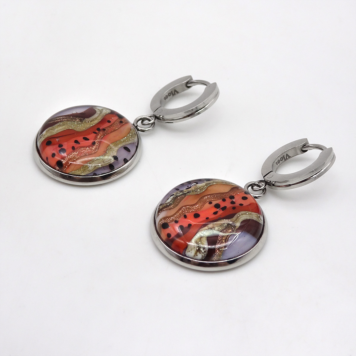 Серьги из муранского стекла TROPIKANKA LS3437