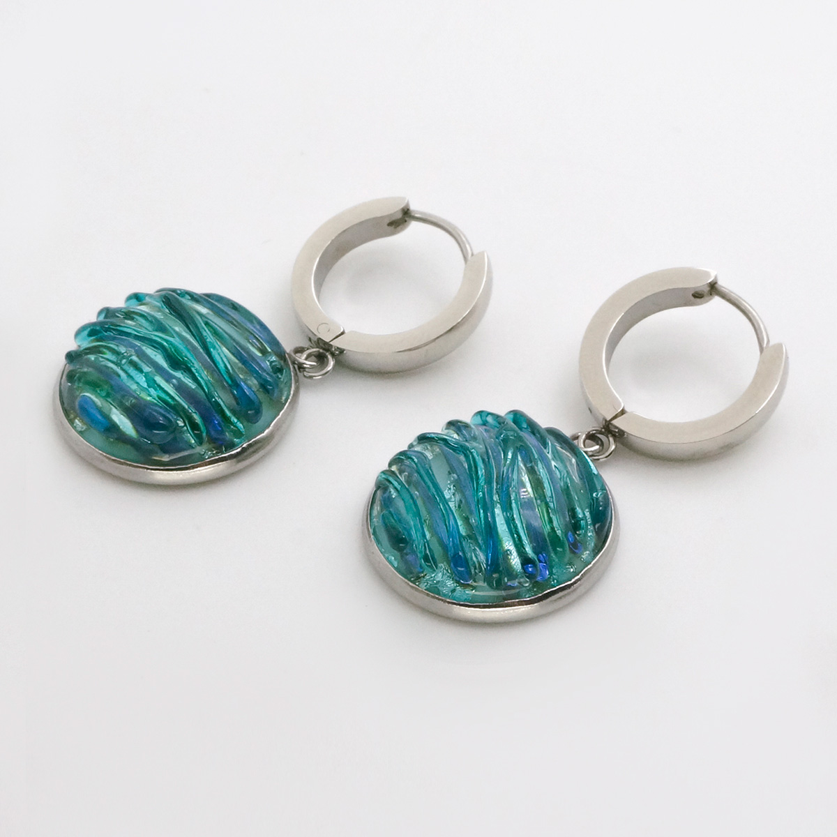 Серьги из муранского стекла MERMAID LS3366