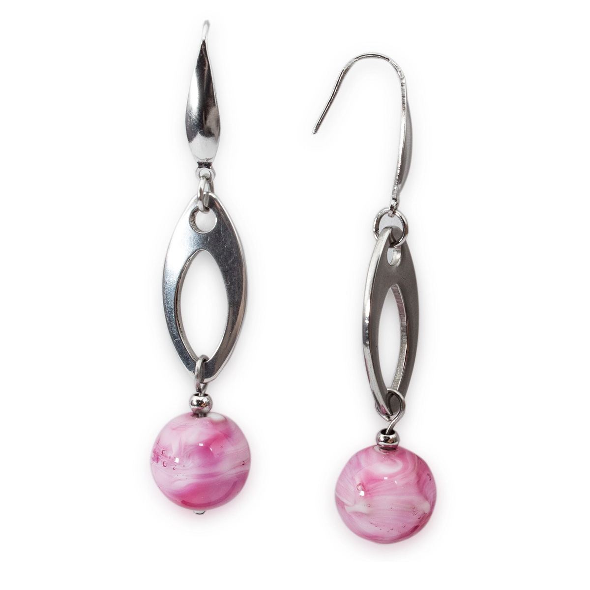 Серьги из муранского стекла FLEUR LS2899