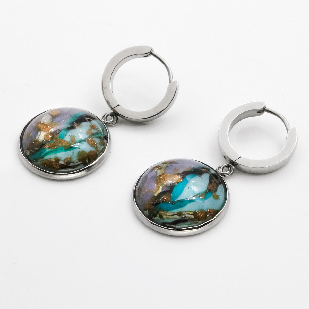 Серьги из муранского стекла MORNING SKY LS3284