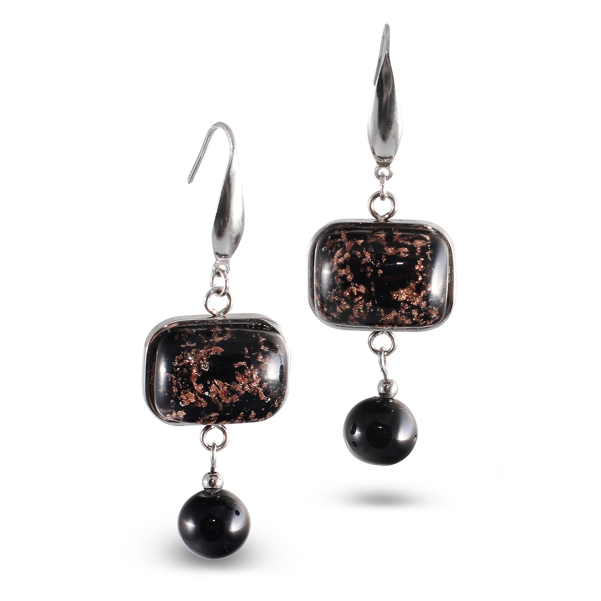 Серьги из муранского стекла STARDUST LS2560