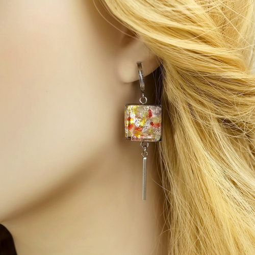 Серьги из муранского стекла FLAMENCO LS3316
