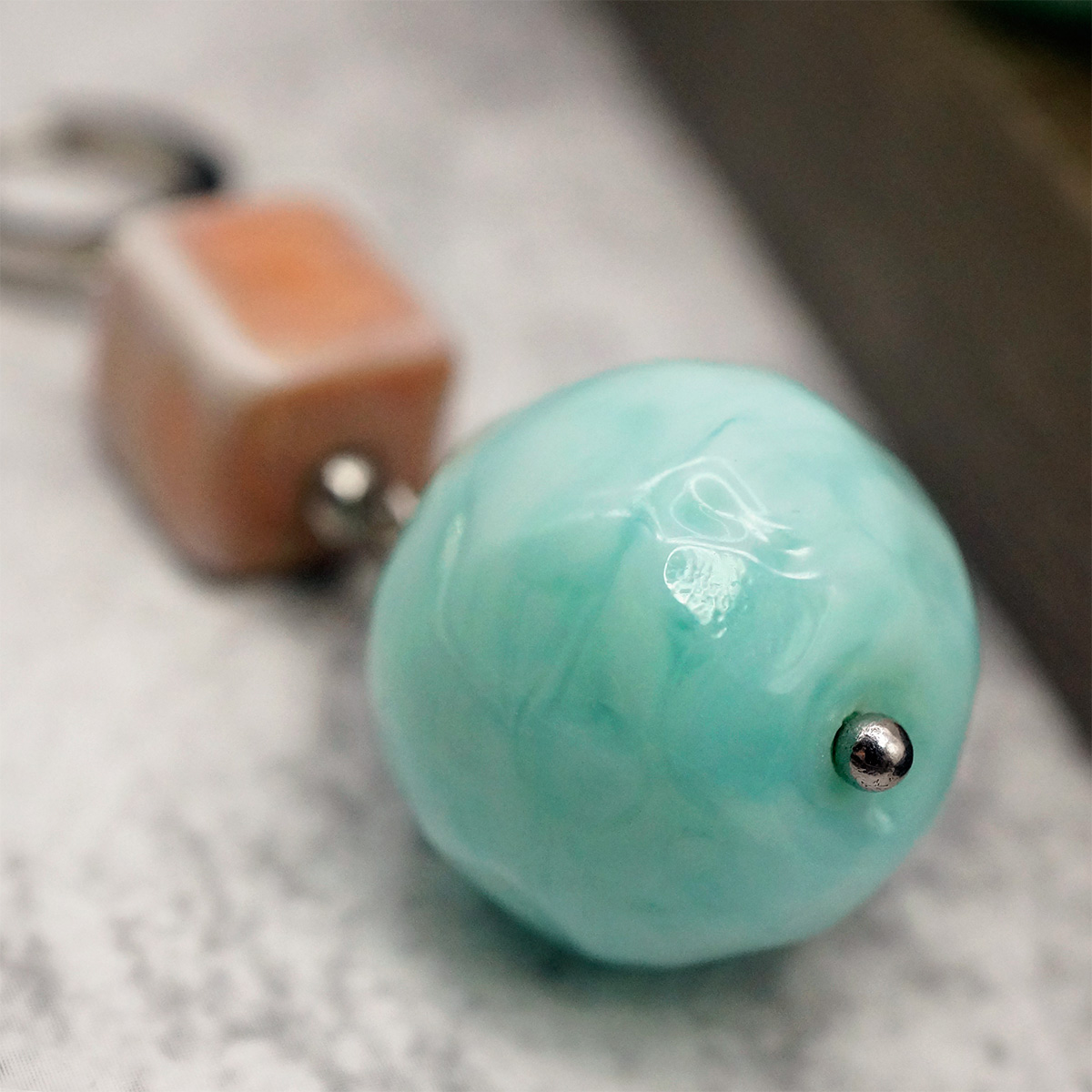 Серьги из муранского стекла MINT & SPICES LS3138