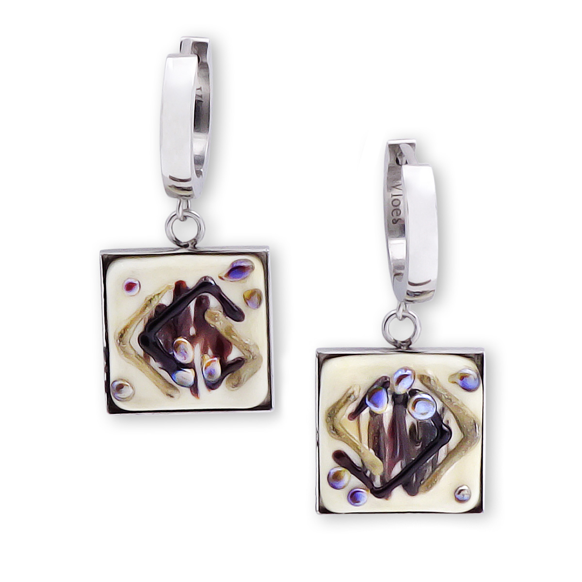 Серьги из муранского стекла ETHNO STYLE LS3152