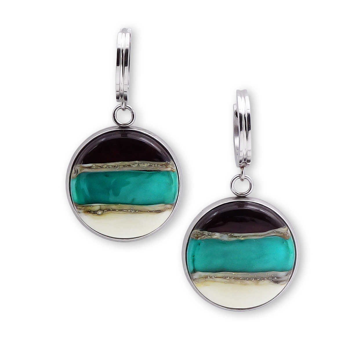 Серьги из муранского стекла IMPULSE LS3148