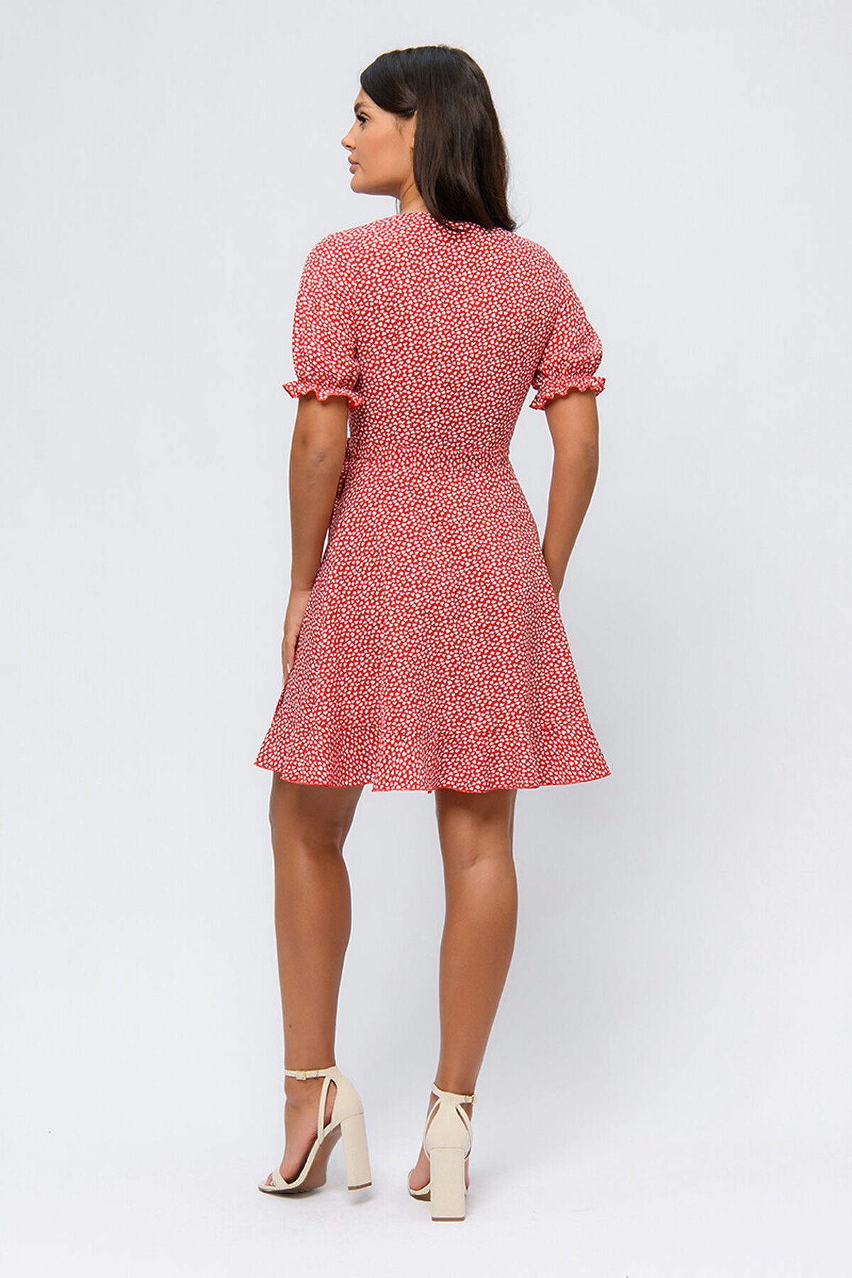 Платье 1001 DRESS #901905Красный (принт)