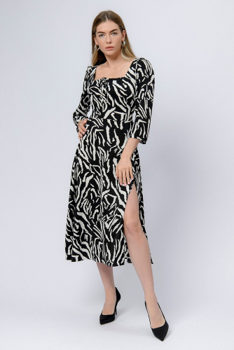 Платье 1001 DRESS #810330Белый (принт)