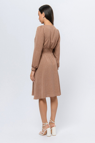 Платье 1001 DRESS #1015773Бежевый (принт)