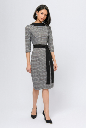 Платье 1001 DRESS #962534Серый (принт)