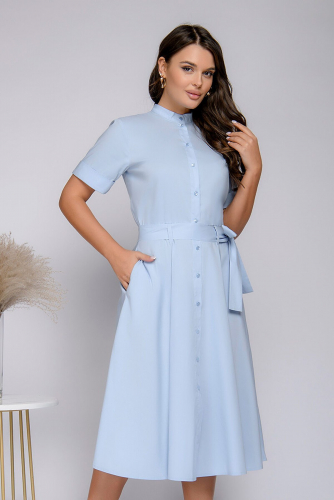 Платье 1001 DRESS #775874Голубой