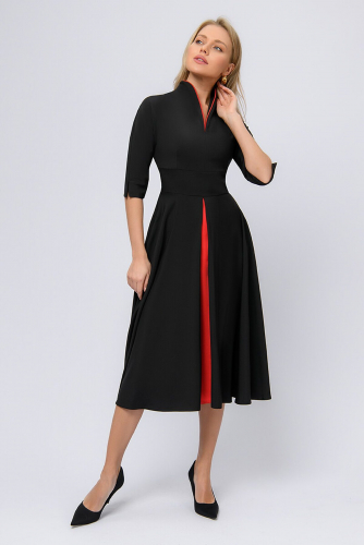 Платье 1001 DRESS #836368Черный / красный