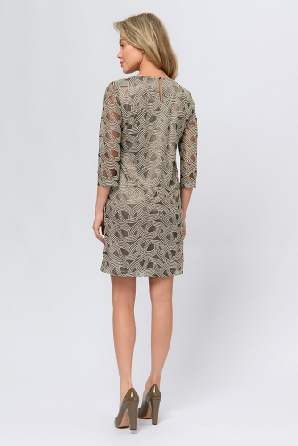 Платье 1001 DRESS #1015898Бежевый / черный