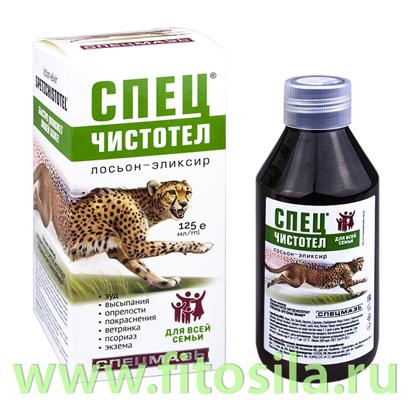 Лосьон - эликсир СПЕЦЧИСТОТЕЛ SPETZCHISTOTEL® СПЕЦМАЗЬ SPETZMAZ BRAND® 125 мл