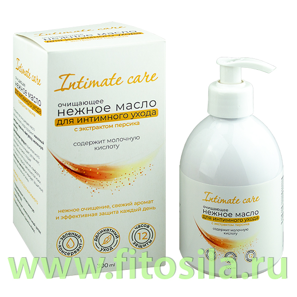 Очищающее нежное масло для интимного ухода с экстрактом персика фл.300мл ДОЗАТОР