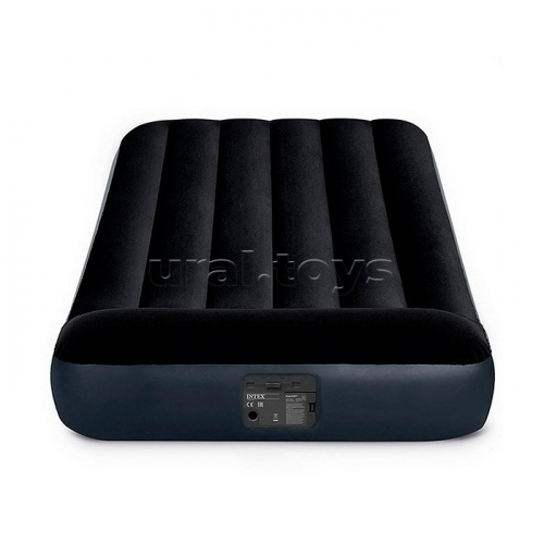 Односпальный надувной матрас Pillow Rest Classic Airbed, встроенный электрический насос 220В, 64146ND