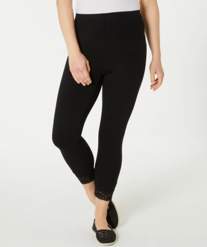 Schwarze Leggings