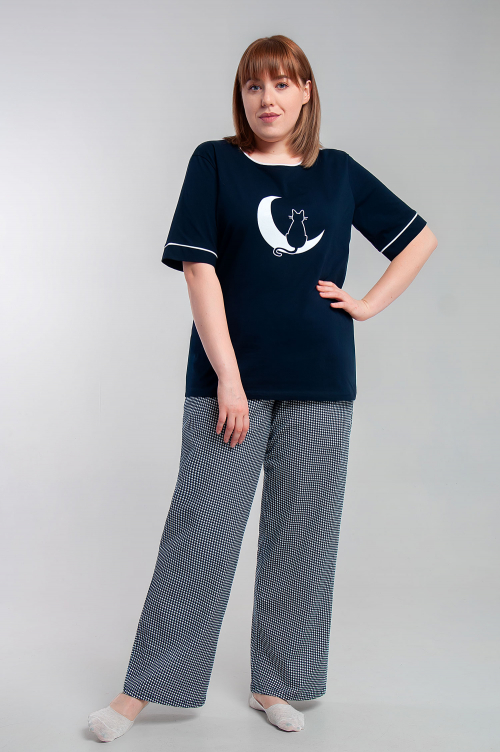 Арт. 10101 Пижама с брюками 44-54 (6 шт)