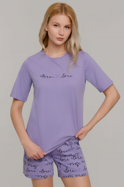 Арт. 9139 Пижама с шортами 42-50 (5 шт)